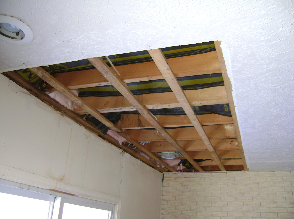 WATER DAMAGED TEXTURED CEILING